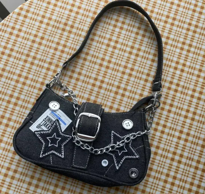 Sac d'aisselle de cow-boy pour femmes Fashion Stars