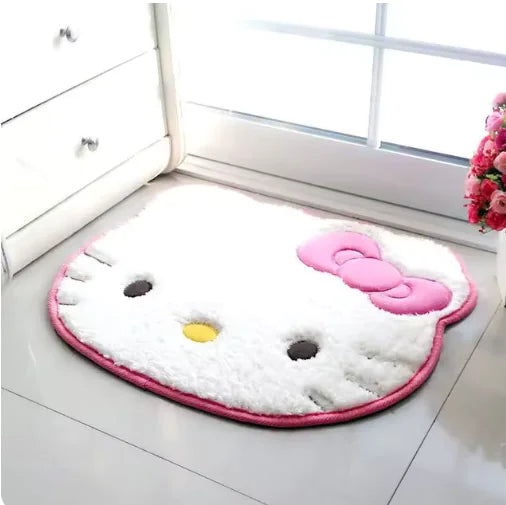 Tapis de sol Kawaii Kitty à séchage rapide