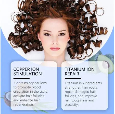 Copper Glow : 30 ml de sérum de réparation des cheveux et du cuir chevelu peptidique