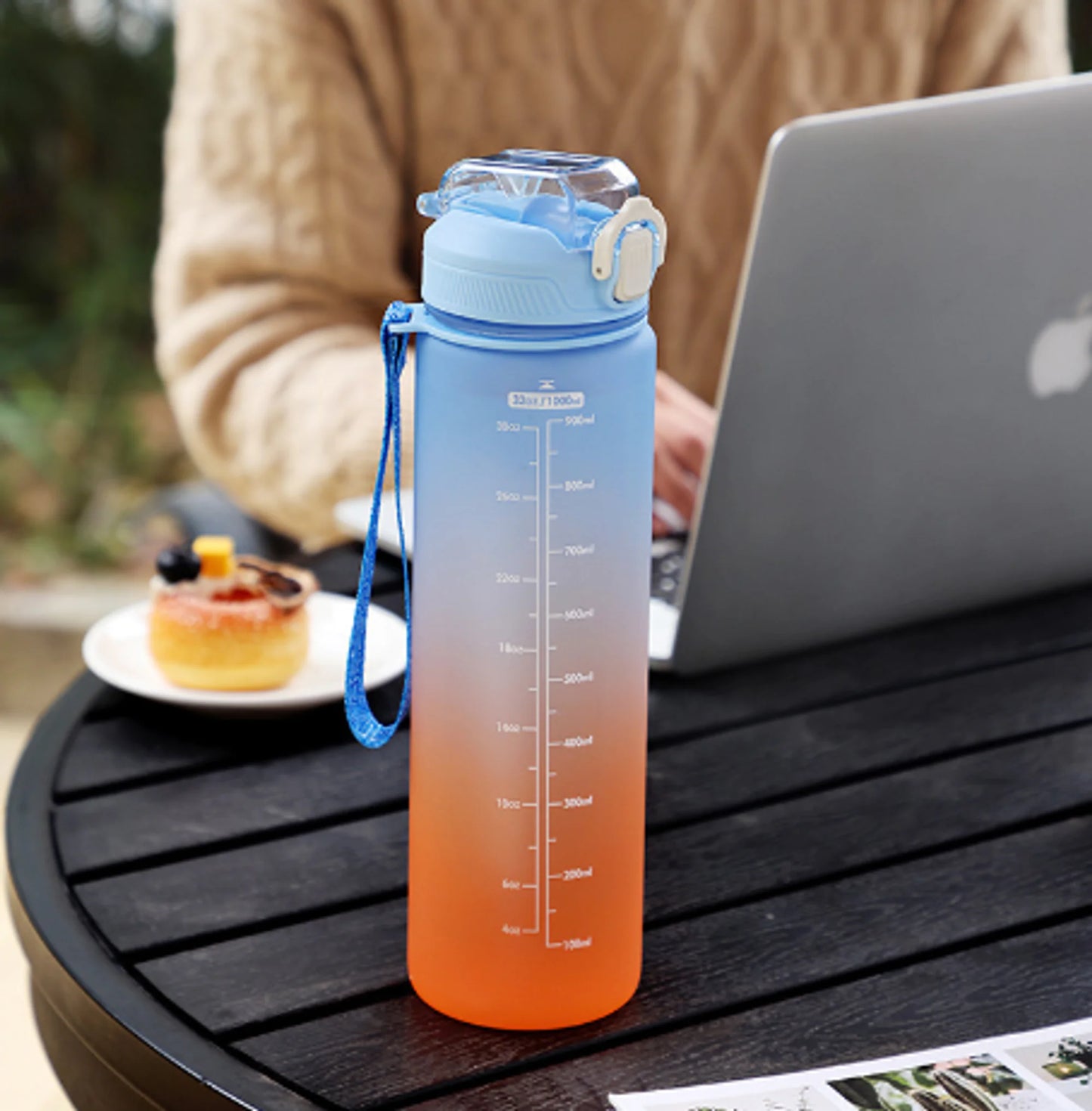 Bouteille d'eau de 1 litre-Ombre