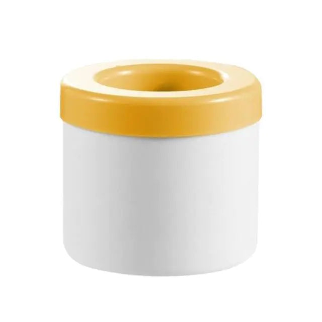 Seau de machine à glaçons portable à cylindre en silicone