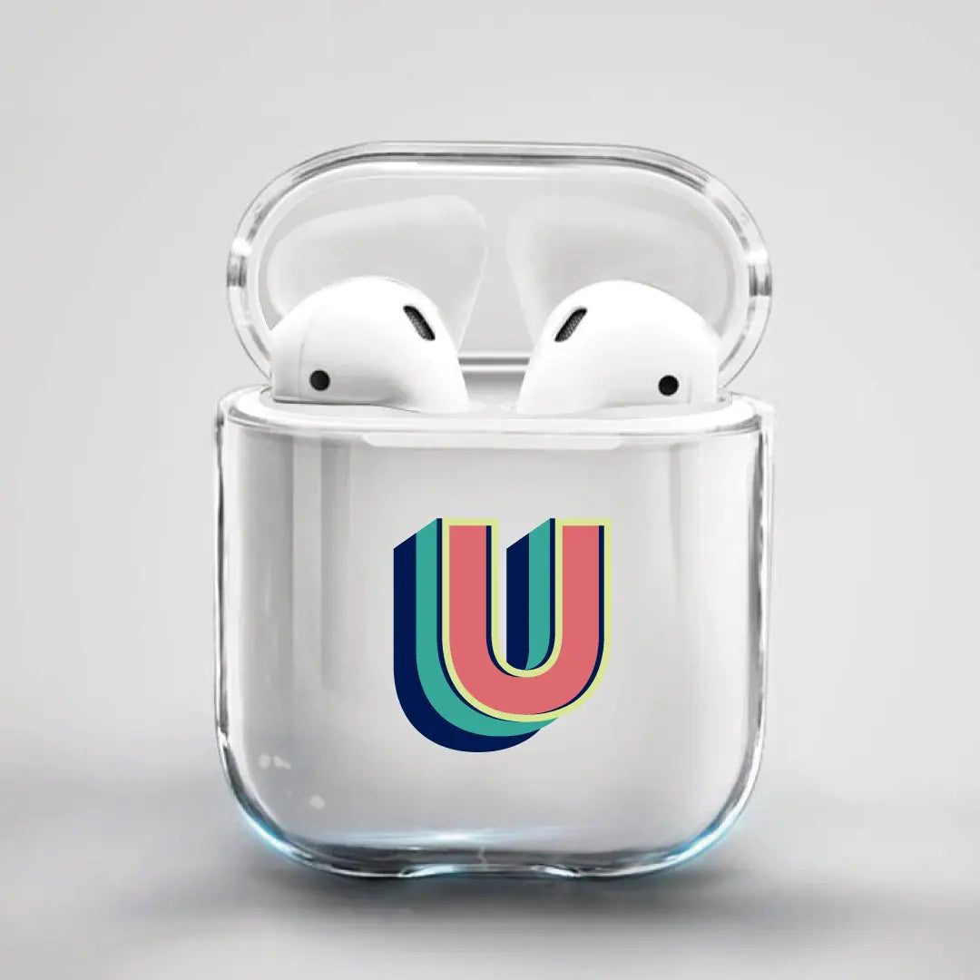 Étui Airpod F1 Lettre U