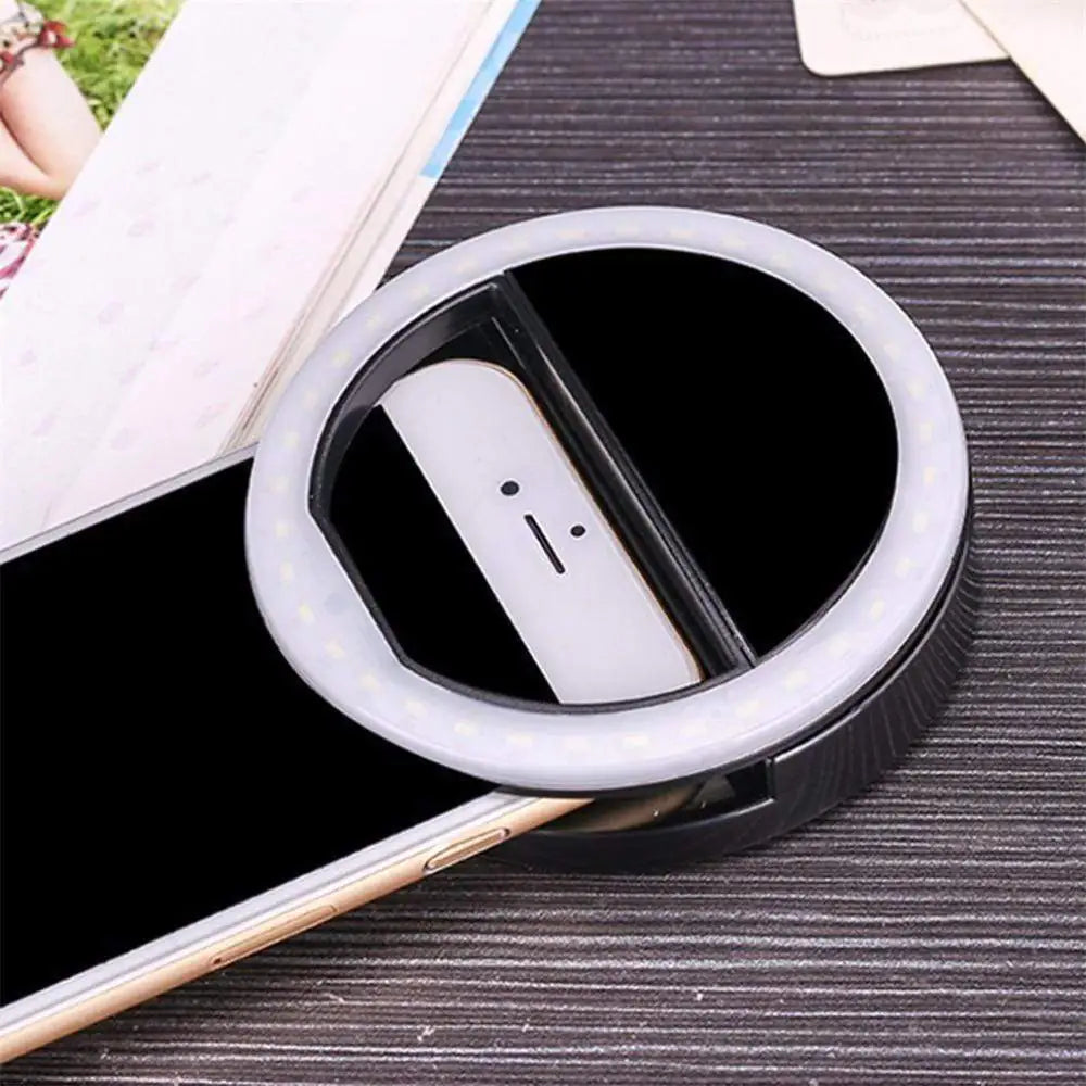 Lumière d'anneau de selfie LED portable