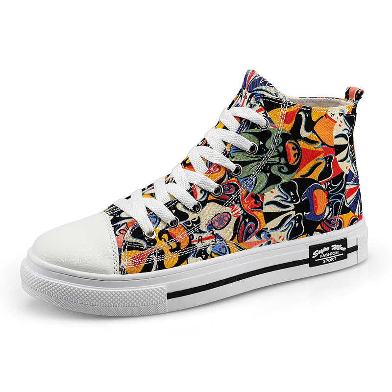 Baskets en toile d'automne tendance pour hommes