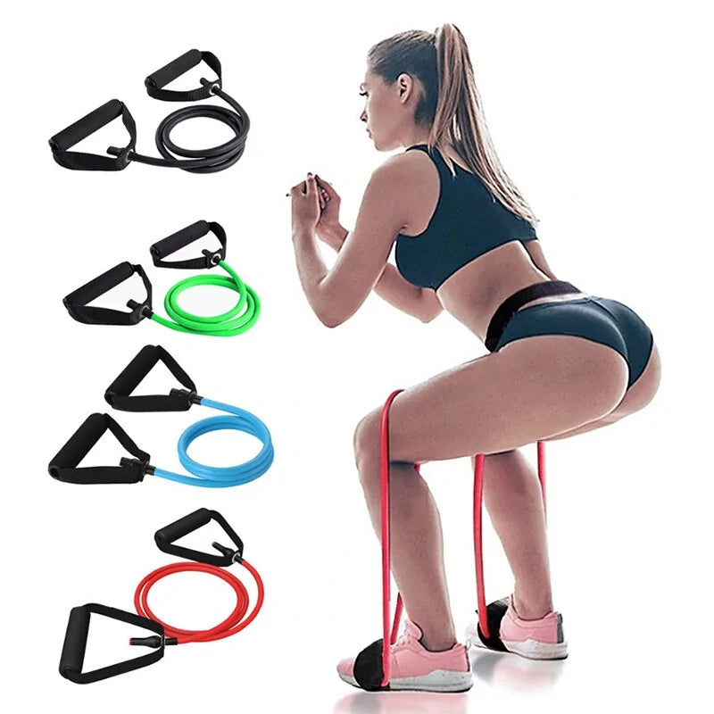 Ensemble de bandes de butin de fitness réglables avec bandes de résistance et ceinture
