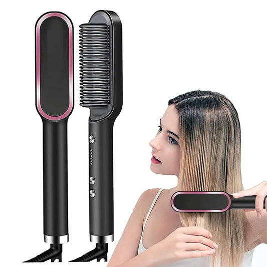 Peigne portable de lissage de la barbe et des cheveux