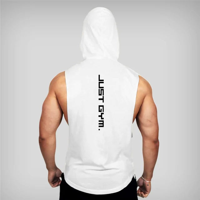 Débardeur à capuche de gym