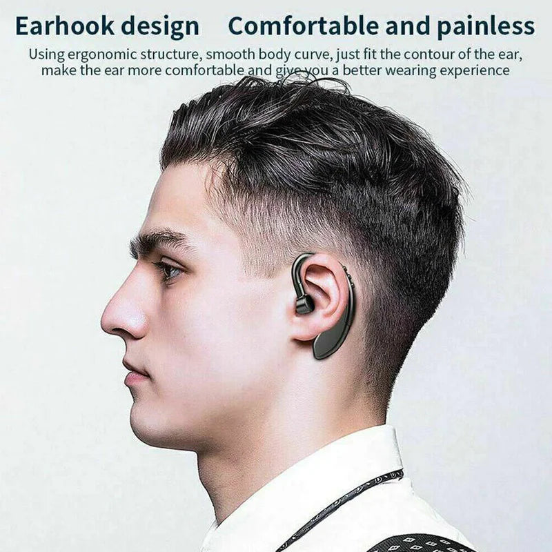 Casque d'écoute sans fil Bluetooth 5.0 Casque de conduite de camionneur Réduction du bruit