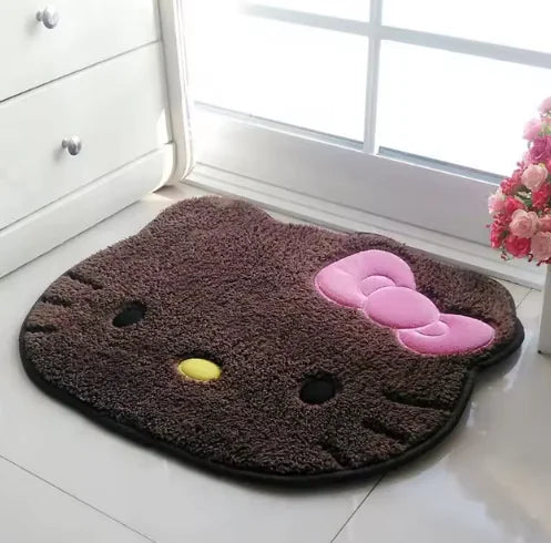 Tapis de sol Kawaii Kitty à séchage rapide