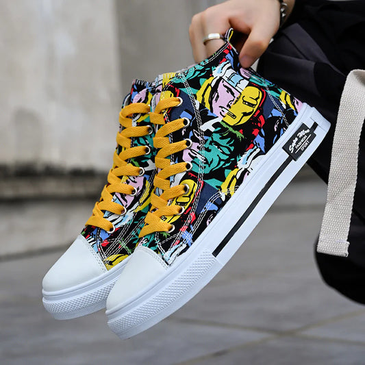 Baskets en toile d'automne tendance pour hommes