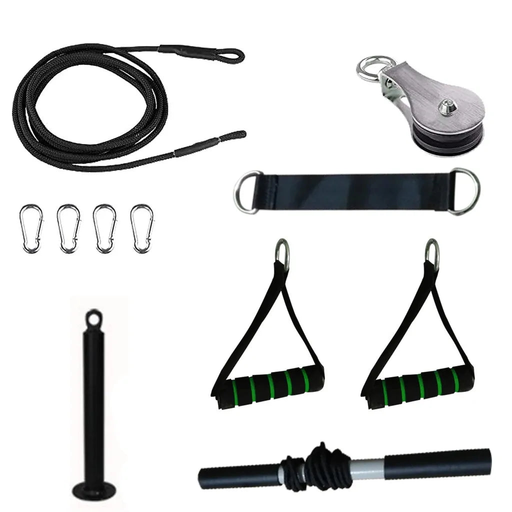 Équipement d'entraînement de gymnastique de câble de poulie de remise en forme bricolage