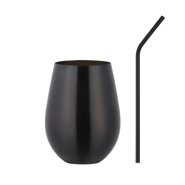 Tasse à bière et à vin en acier inoxydable