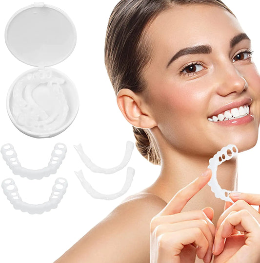 Sourire instantané de fausses dents en silicone