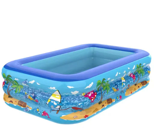 Piscine de dessin animé gonflable - Cadre en PVC durable