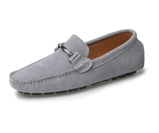 Aménatez votre style avec de luxueuses chaussures pour hommes en daim de vachette véritable !