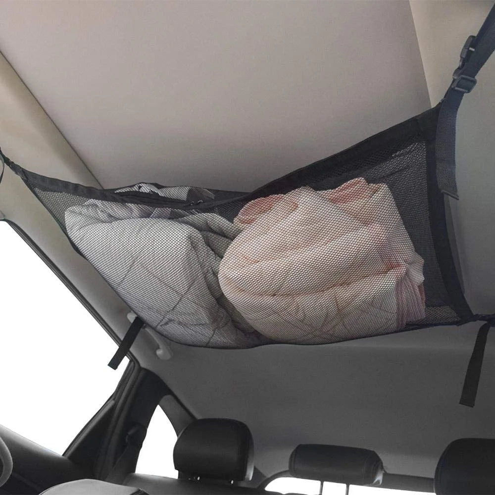Filet de rangement pour plafond de voiture