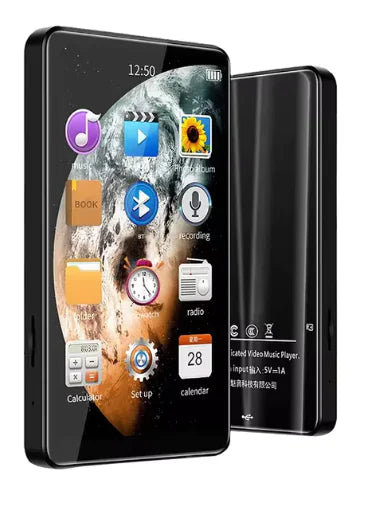 Lecteur MP3 Bluetooth 4 pouces avec haut-parleur intégré