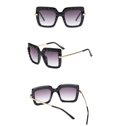 Lunettes de soleil confiantes