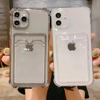 Coque de téléphone Soft Card Holder pour iPhone
