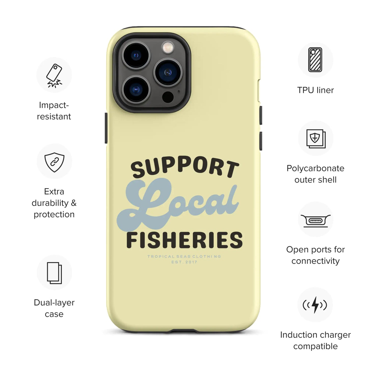 Coque robuste pour pêche locale pour iPhone®