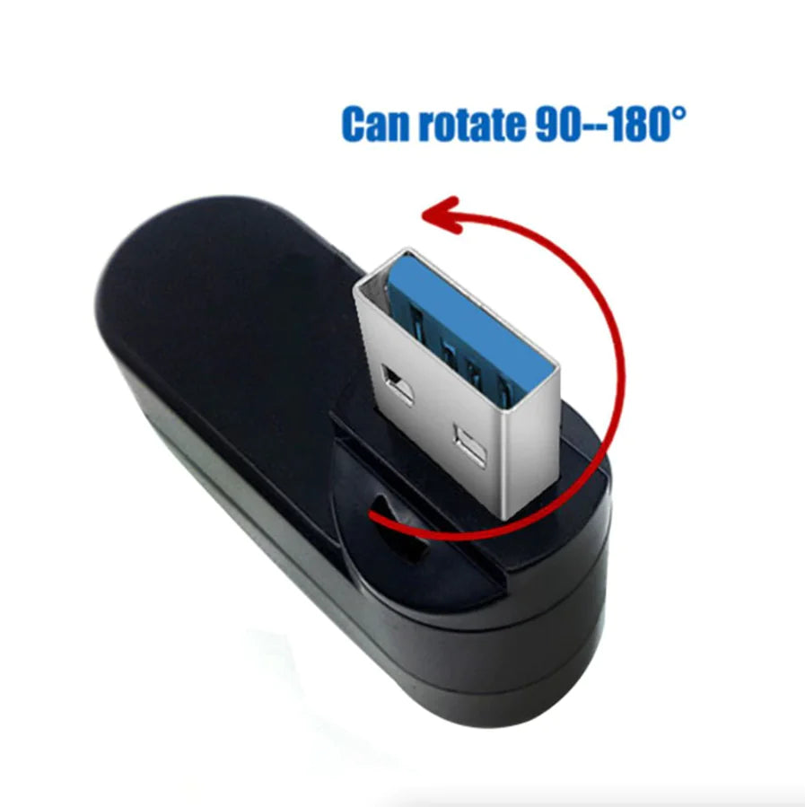 Adaptateur pour ordinateur portable haute vitesse 3 ports USB 3.0 Multi HUB Splitter Expansion Desktop PC