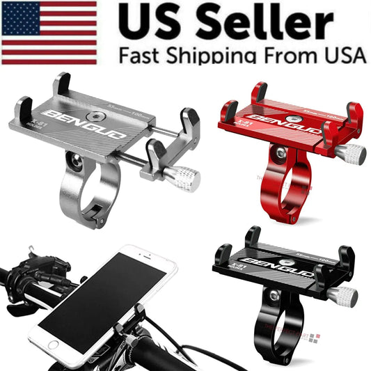 Guidon de support de vélo de moto en aluminium pour téléphone portable GPS US