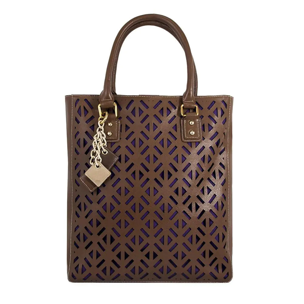 Sac en cuir lumineux - Chocolat