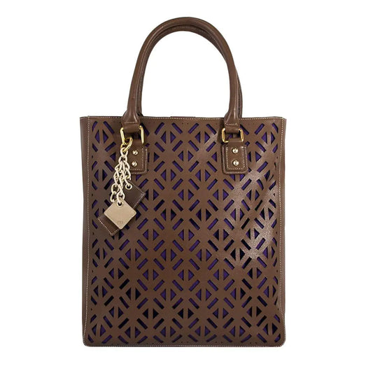 Sac en cuir lumineux - Chocolat