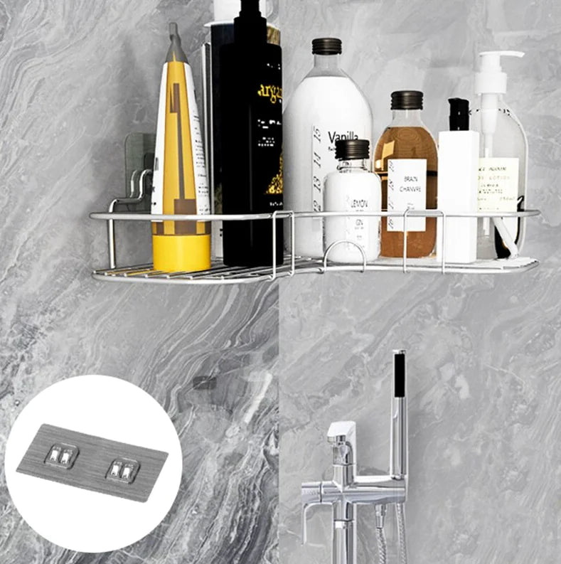 Shower Caddy Shelf Bathroom Corner Bath Storage Holder Organizer Triangle Rack