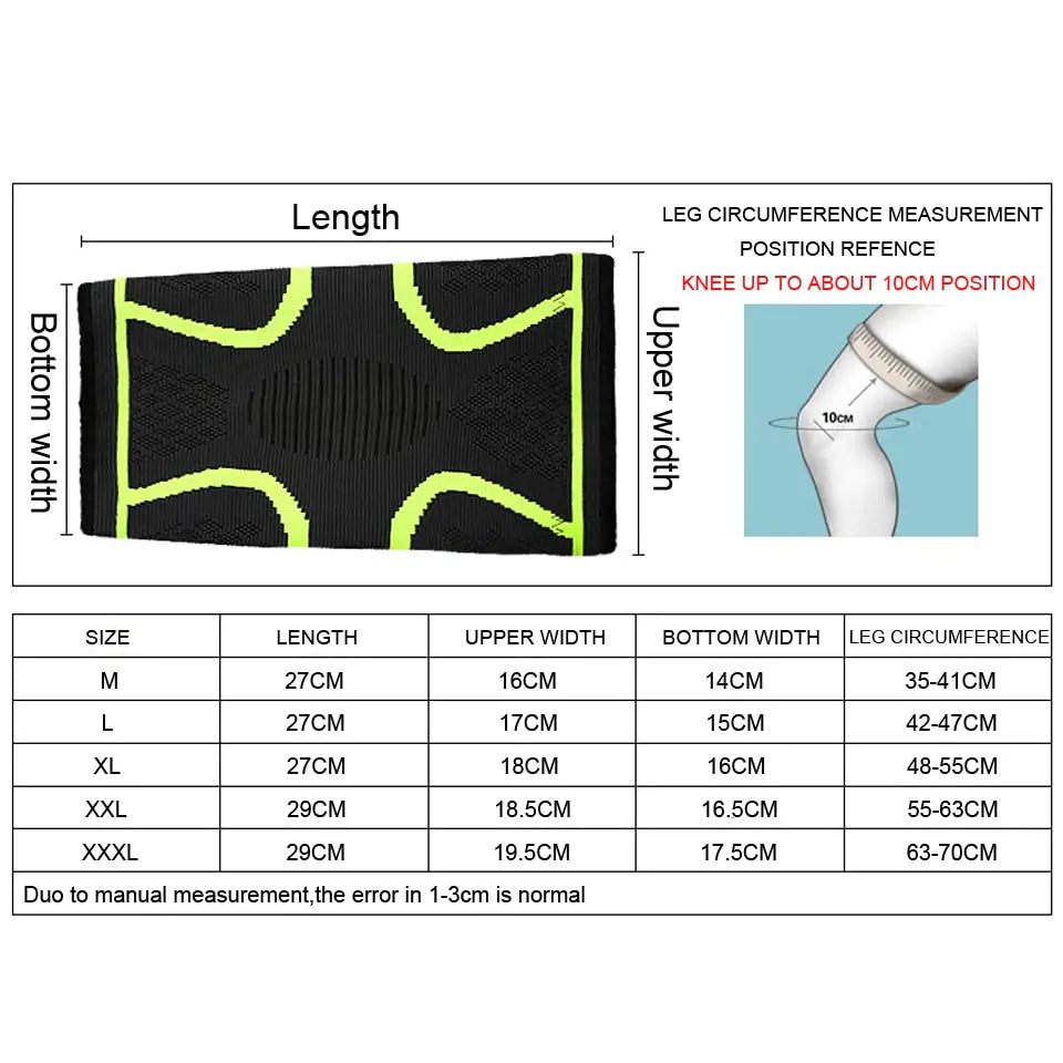 Genouillère élastique de sport
