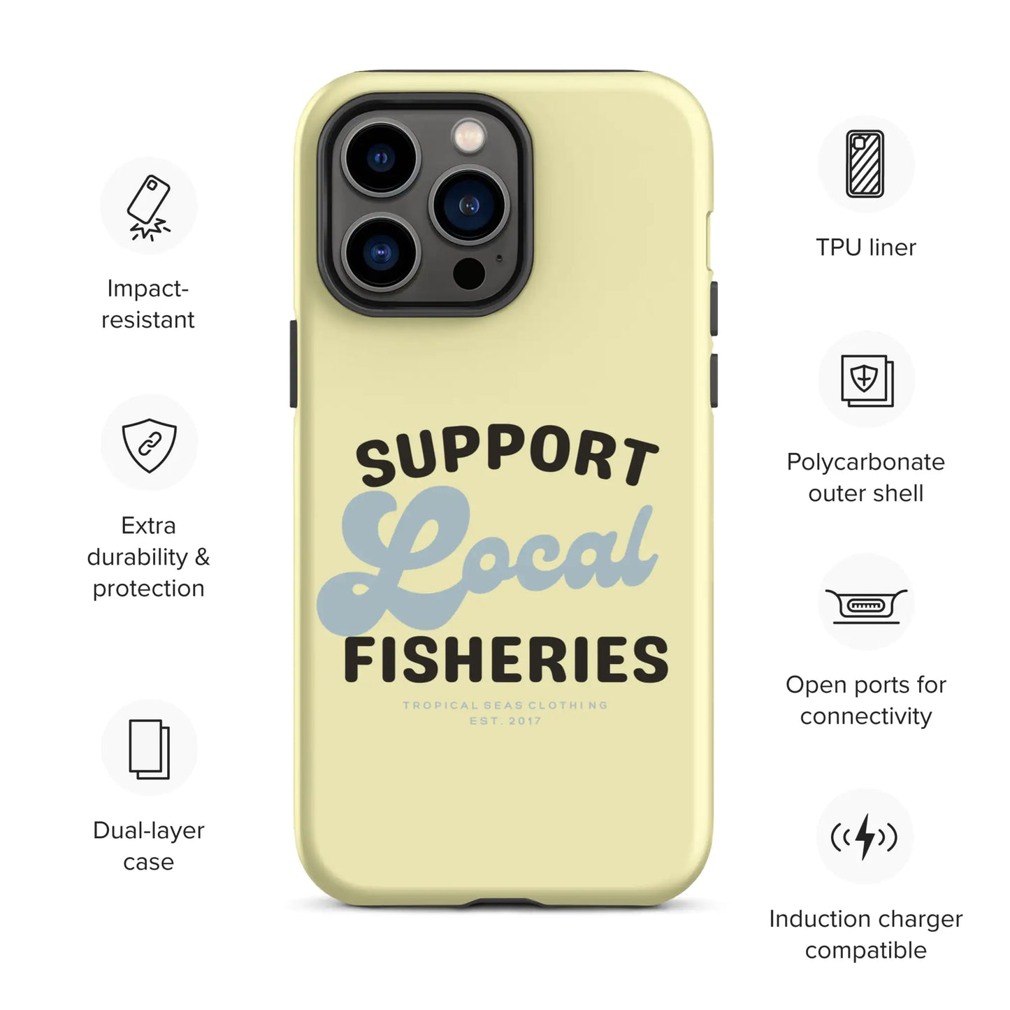 Coque robuste pour pêche locale pour iPhone®