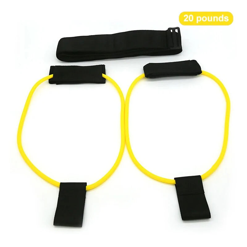 Ensemble de bandes de butin de fitness réglables avec bandes de résistance et ceinture
