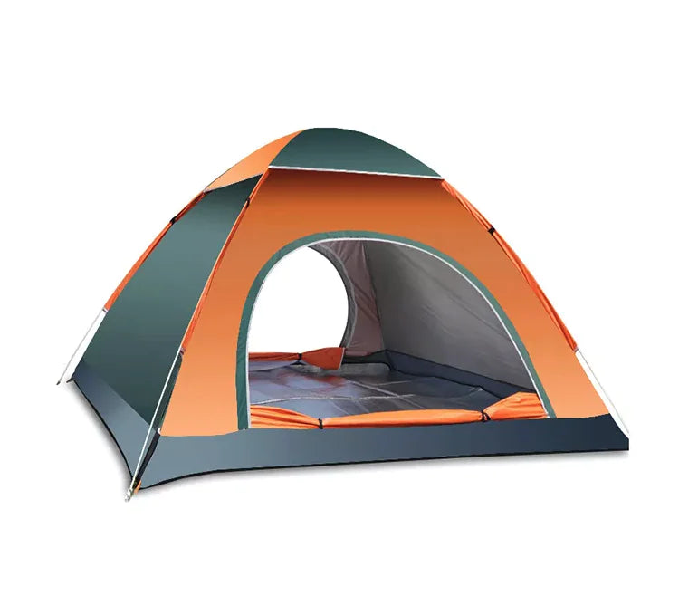 Tente Pop Up Tente De Camping Pour 2-3 Personnes Abri De Randonnée Étanche À L'auvent Pour L'extérieur