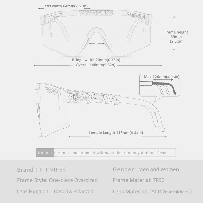 Lunettes de soleil PIT VIPER UV400