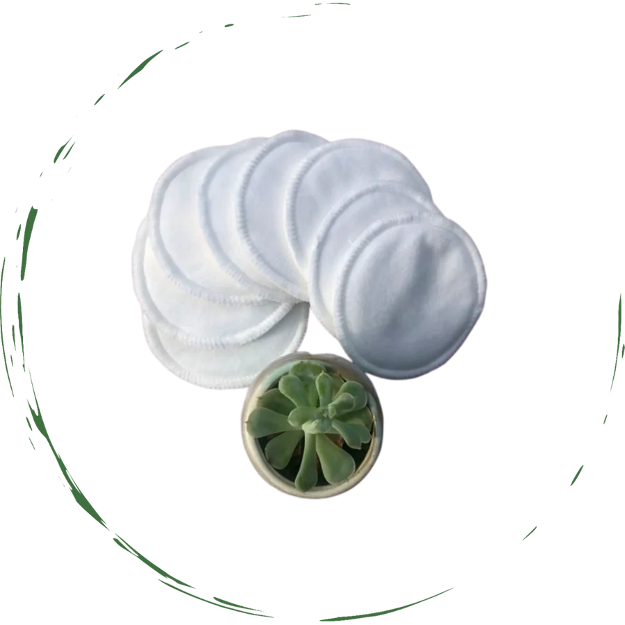 Tampons ronds pour le visage réutilisables (5pcs)