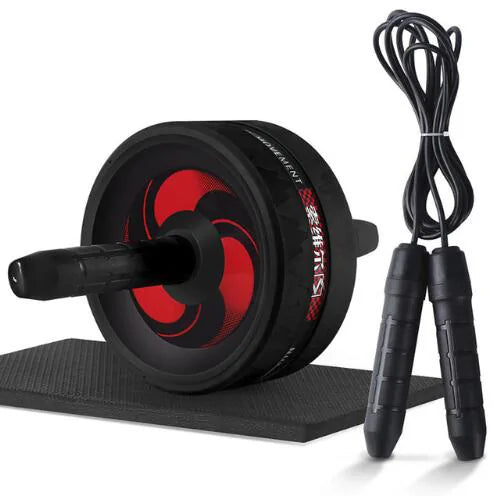 Ensemble 2-en-1 Ab Roller et corde à sauter