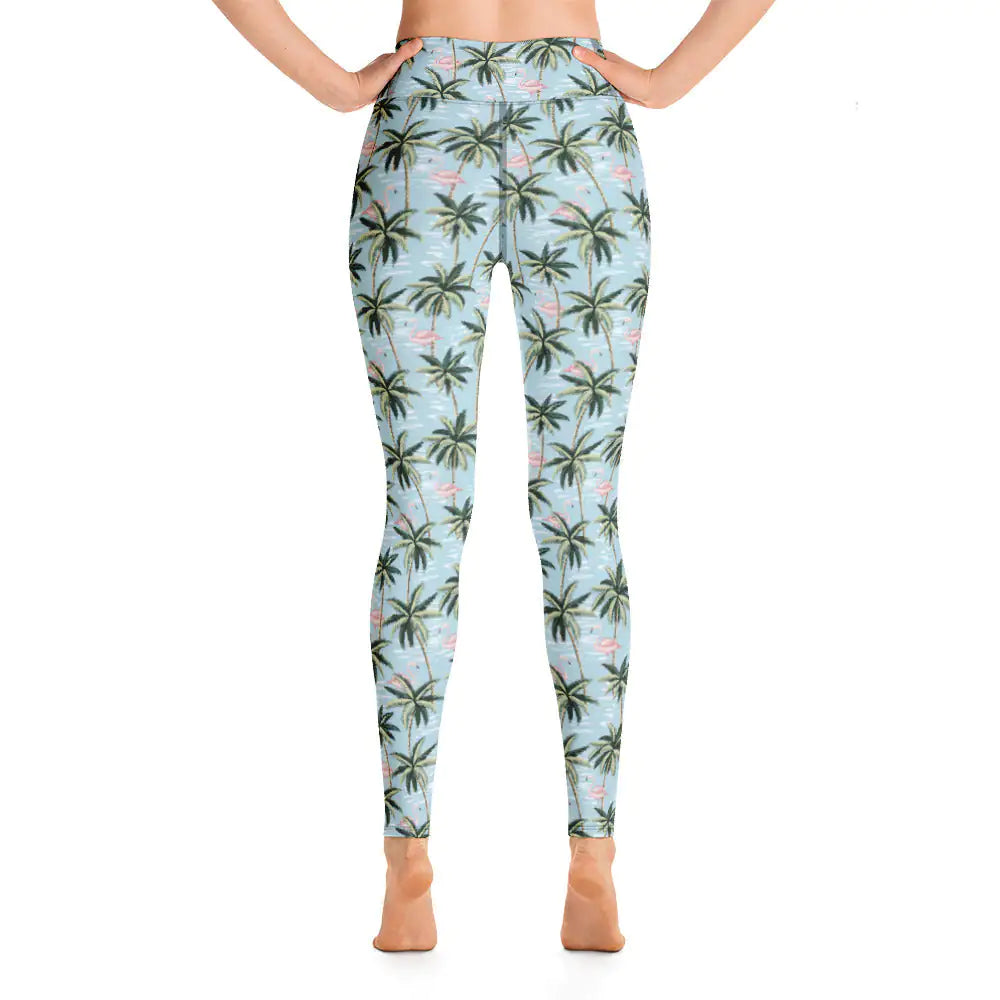 Leggings de yoga Flamingo tropical pour femmes