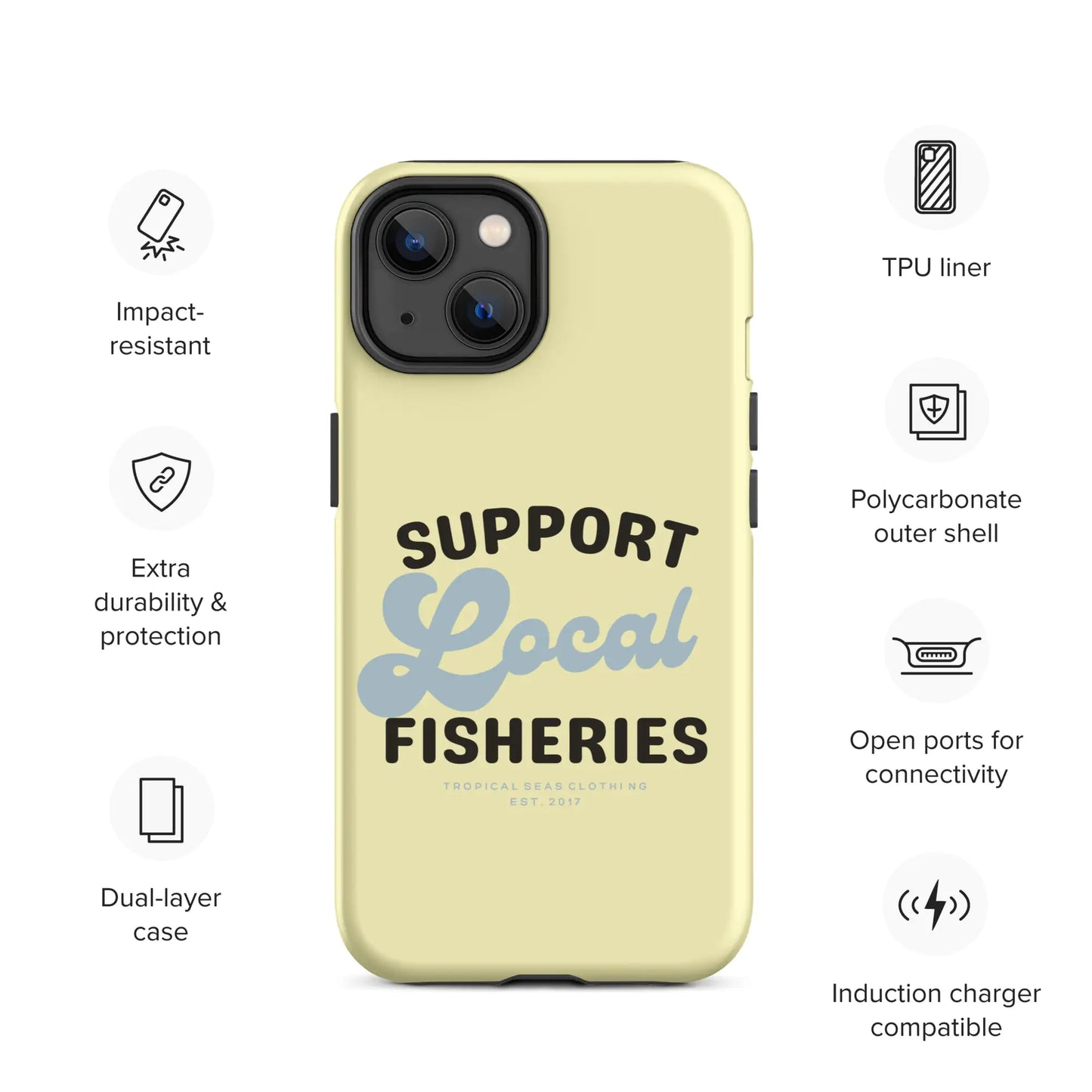Coque robuste pour pêche locale pour iPhone®