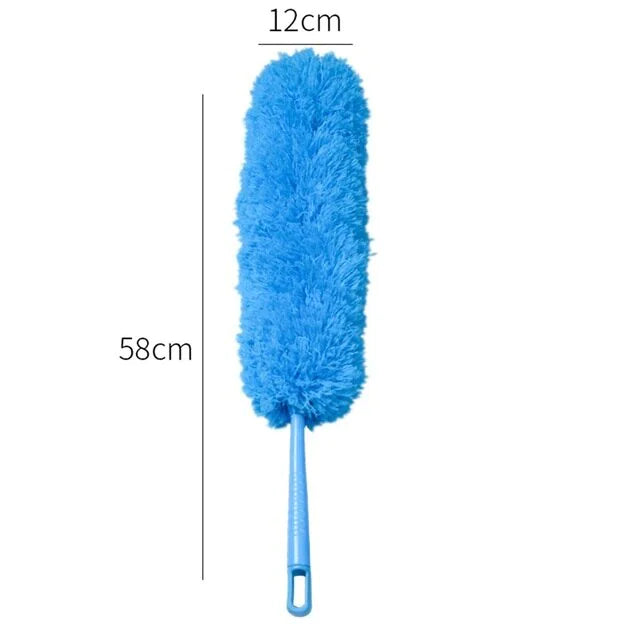 Brosse de nettoyage en microfibre Nettoyant pour poussière Poignée pliable Ventilateur de plafond souple