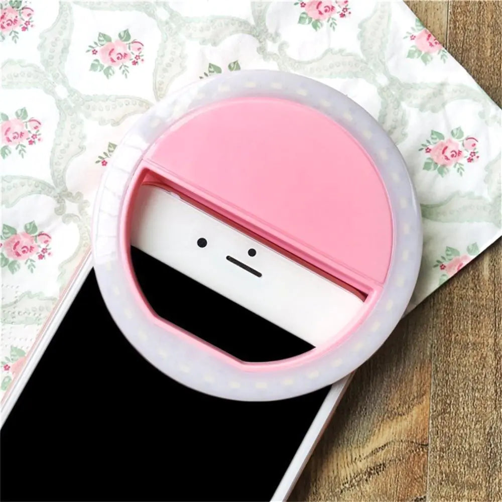 Lumière d'anneau de selfie LED portable