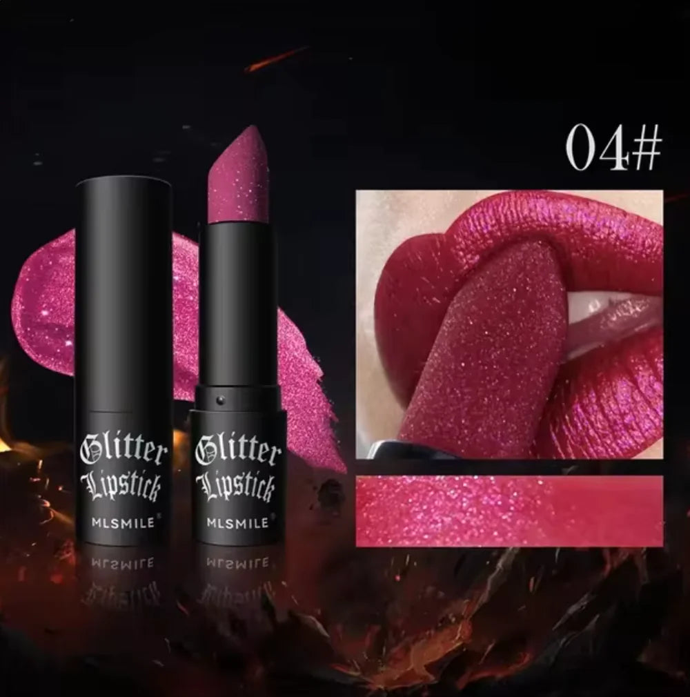 Glitter Luxe : Collection de rouges à lèvres imperméables à l'humidité de 7 couleurs