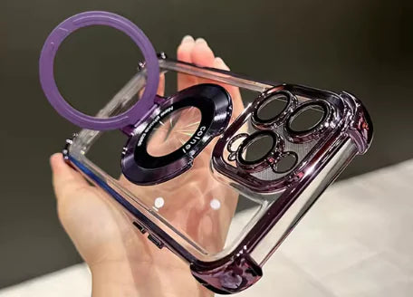 Support magnétique pour étui transparent Magsafe pour iPhone