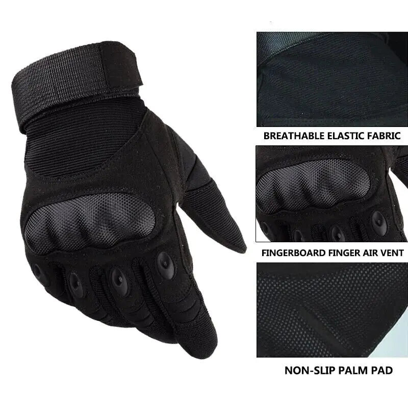 Tactique Moto Motocross Gants à doigts complets Moto Équitation Racing Mittens