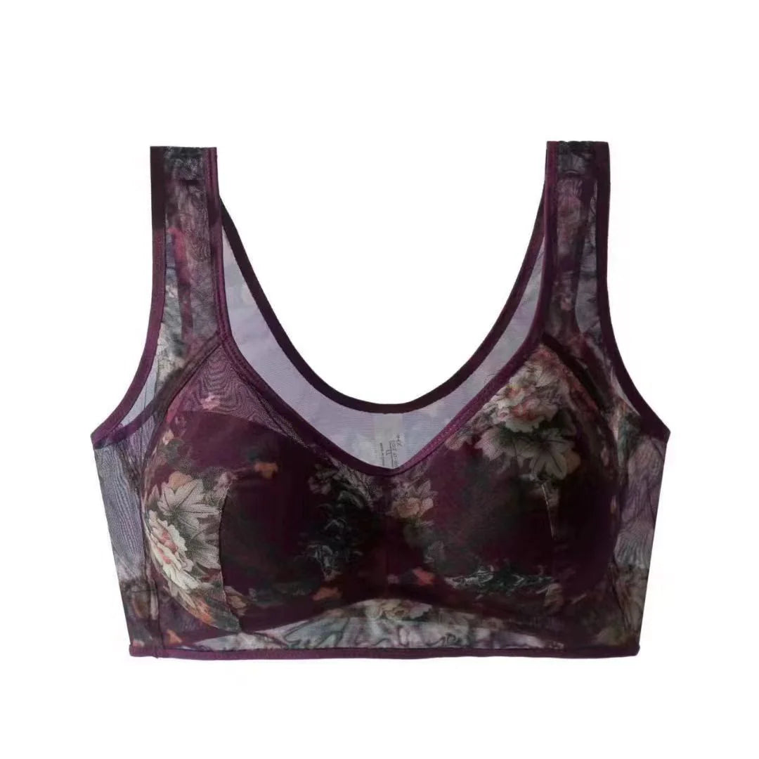 Soutien-gorge confort sans fil Floral Breeze : élégance sans effort et soutien toute la journée