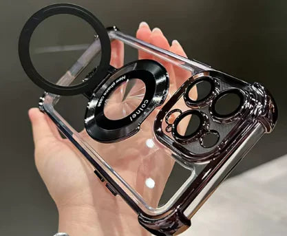 Support magnétique pour étui transparent Magsafe pour iPhone