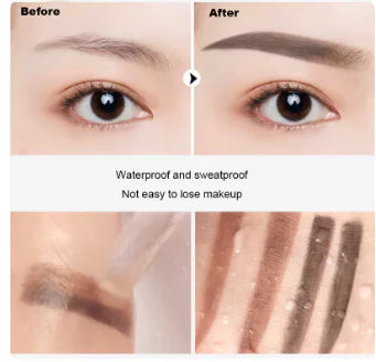 Teinte de tampon en poudre pour sourcils