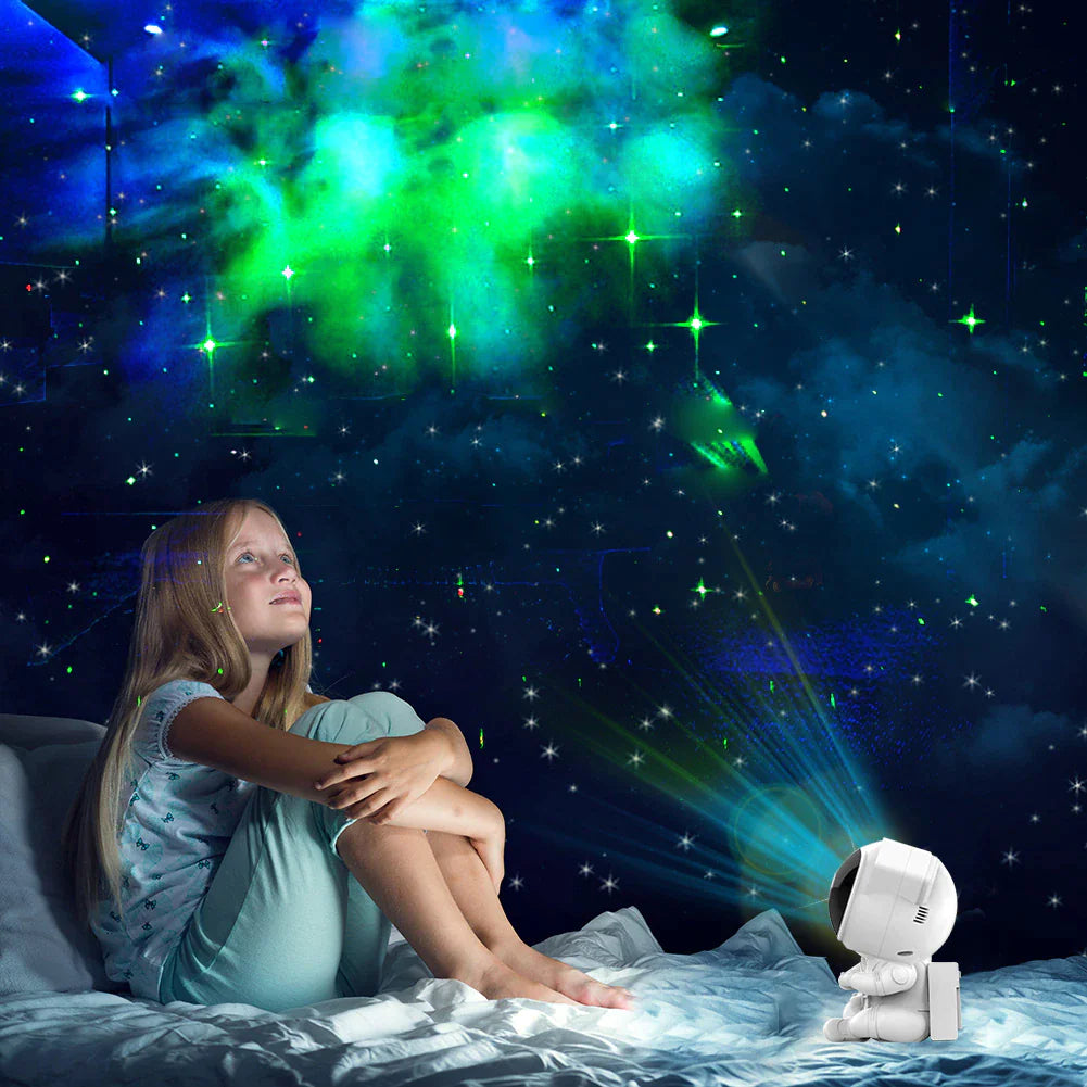 Projecteur d'astronaute Galaxy Starry Sky Night Light Ocean Star LED Lamp Remote