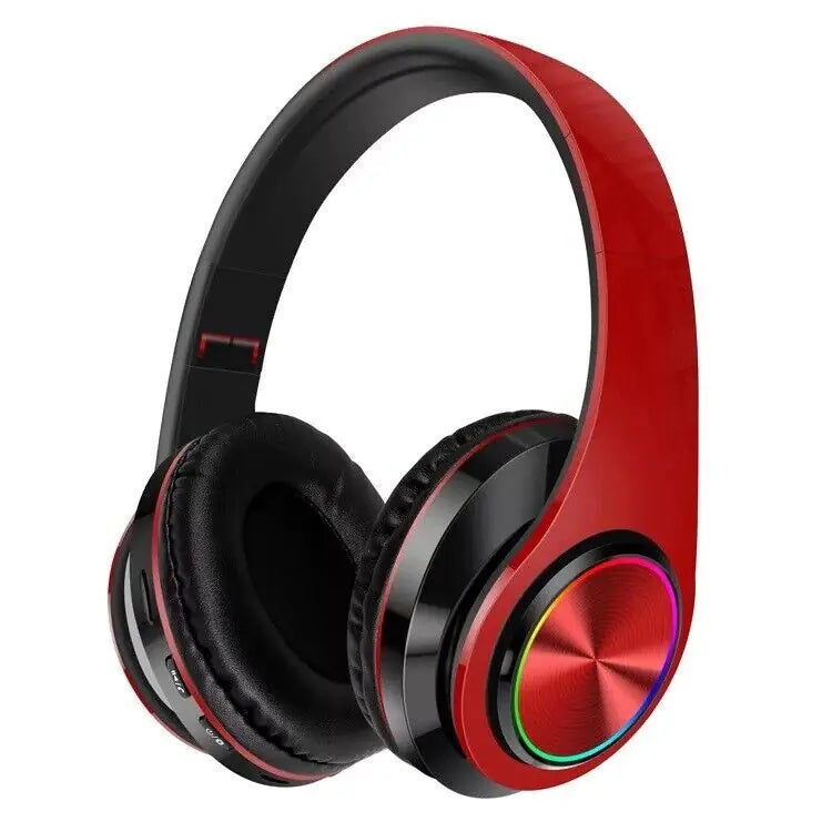 Casque Bluetooth sans fil Super Bass Écouteurs stéréo pliables Casques Micro