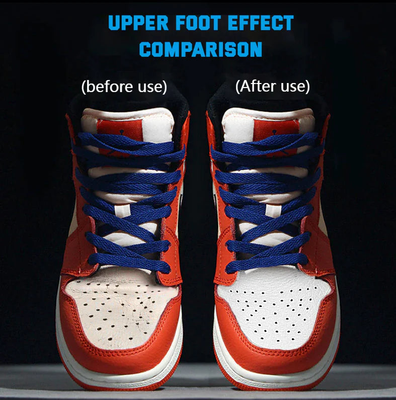 Paire de chaussures de sport Anti-crésures Protecteur de réduction de la force de l'orteil Couverture de chaussures de plis