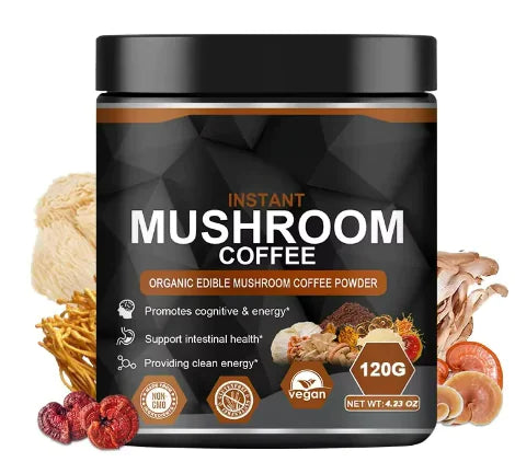 Poudre de crème à café au collagène de champignons